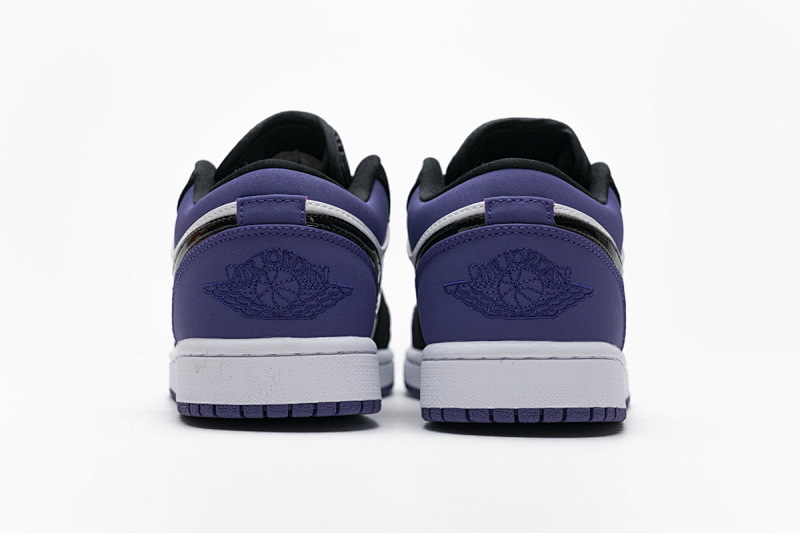 【AA1AQ】黑白紫 乔丹1代低帮 553558-125 Air Jordan 1 Low Court Purple