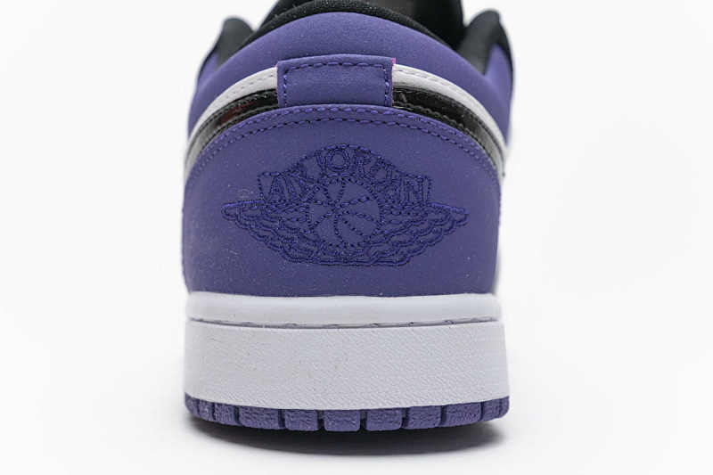 【AA1AQ】黑白紫 乔丹1代低帮 553558-125 Air Jordan 1 Low Court Purple