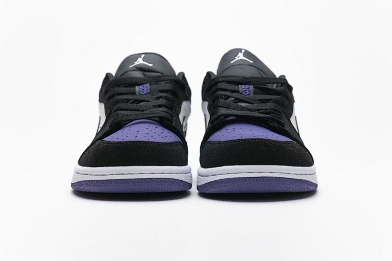【AA1AQ】黑白紫 乔丹1代低帮 553558-125 Air Jordan 1 Low Court Purple
