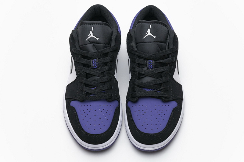 【AA1AQ】黑白紫 乔丹1代低帮 553558-125 Air Jordan 1 Low Court Purple