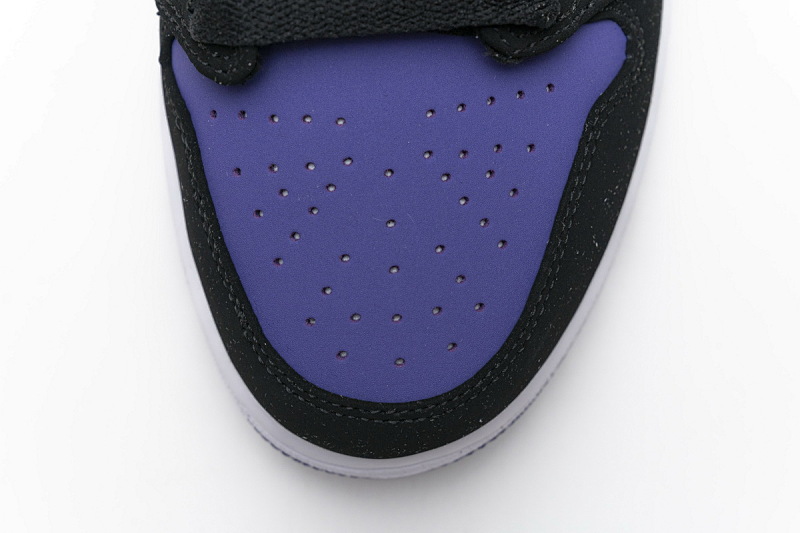 【AA1AQ】黑白紫 乔丹1代低帮 553558-125 Air Jordan 1 Low Court Purple