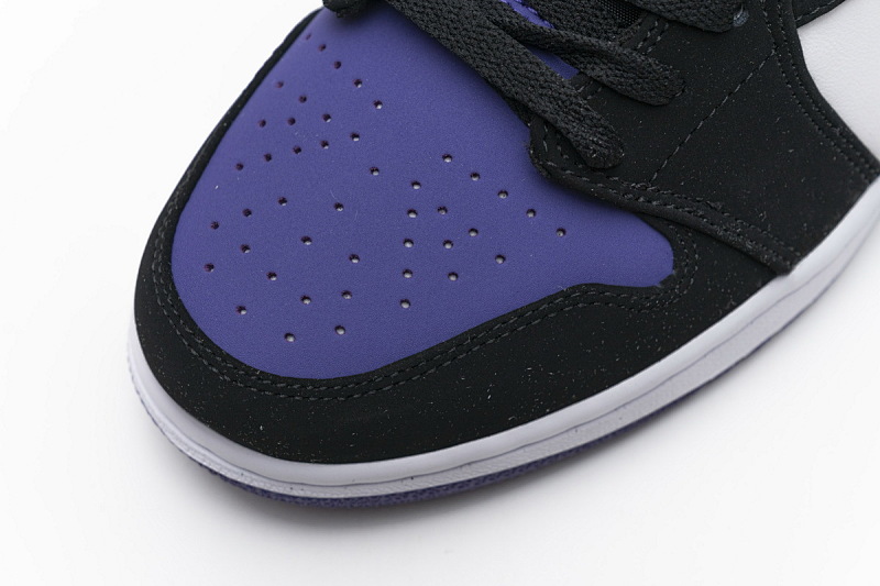 【AA1AQ】黑白紫 乔丹1代低帮 553558-125 Air Jordan 1 Low Court Purple