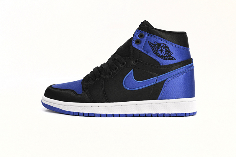 yupoo_332337_106c1738.jpg 【BN7XH】黑兰丝绸高 东莞版乔丹1代篮球鞋 921193-007 Air Jordan 1 Satin “Royal”