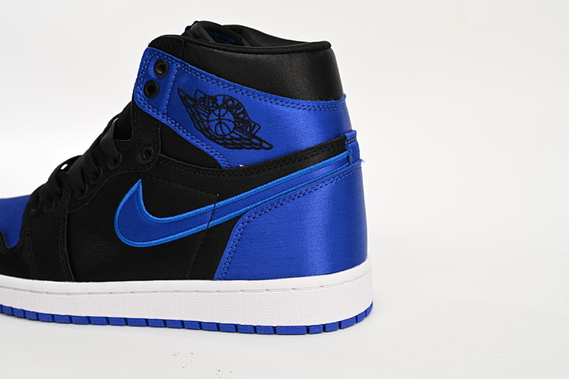 【BN7XH】黑兰丝绸高 东莞版乔丹1代篮球鞋 921193-007 Air Jordan 1 Satin “Royal”