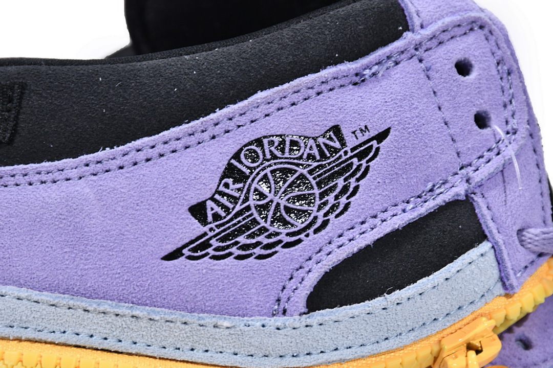 【CN5XH】紫罗兰 东莞版拉链款乔丹1代篮球鞋 CW6576-500 Air Jordan 1 High Switch Purple Pulse