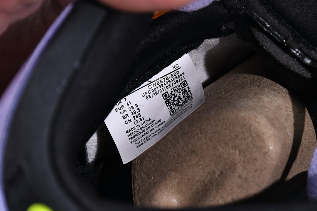 【CN5XH】紫罗兰 东莞版拉链款乔丹1代篮球鞋 CW6576-500 Air Jordan 1 High Switch Purple Pulse