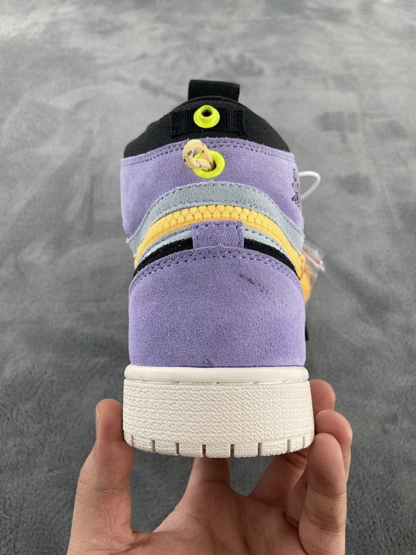 【CN5XH】紫罗兰 东莞版拉链款乔丹1代篮球鞋 CW6576-500 Air Jordan 1 High Switch Purple Pulse
