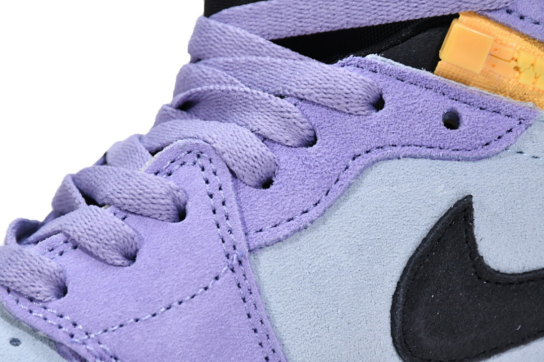 【CN5XH】紫罗兰 东莞版拉链款乔丹1代篮球鞋 CW6576-500 Air Jordan 1 High Switch Purple Pulse