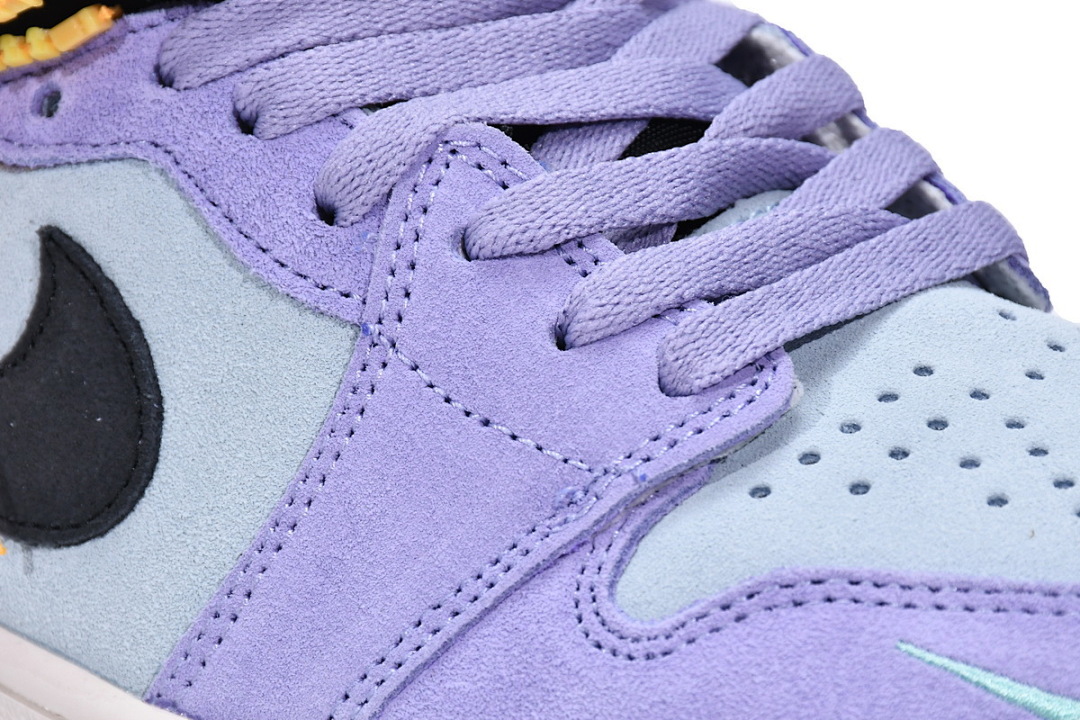 【CN5XH】紫罗兰 东莞版拉链款乔丹1代篮球鞋 CW6576-500 Air Jordan 1 High Switch Purple Pulse