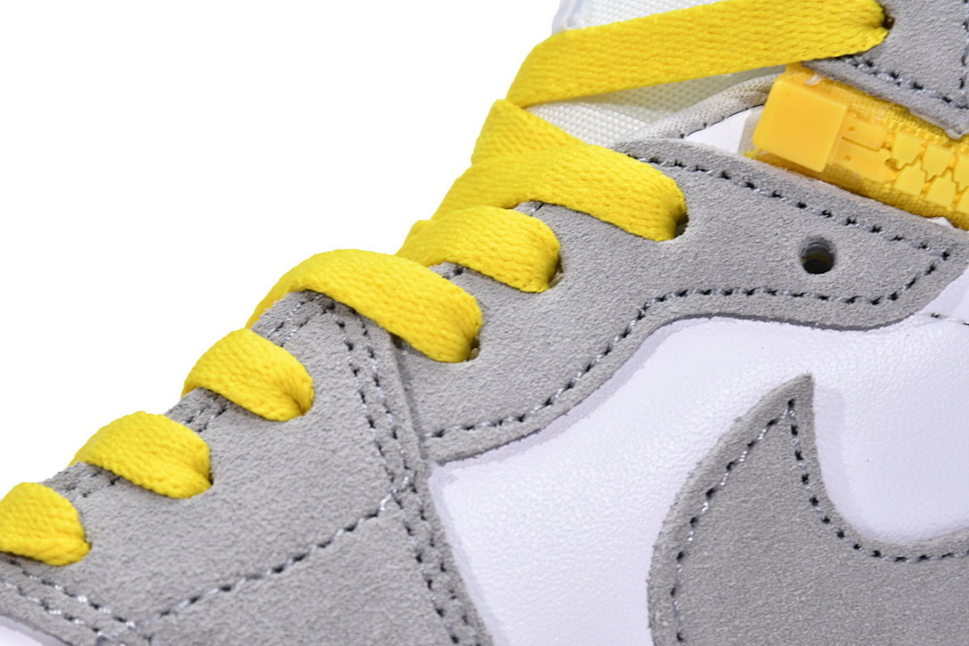 【CN5XH】烟灰 东莞版拉链款乔丹1代篮球鞋 CW6576-100 Air Jordan 1 High Switch Light Smoke Grey