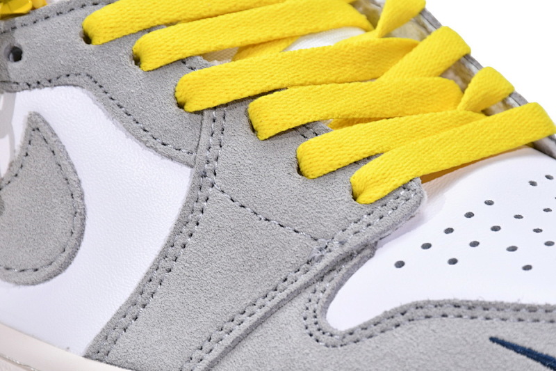 【CN5XH】烟灰 东莞版拉链款乔丹1代篮球鞋 CW6576-100 Air Jordan 1 High Switch Light Smoke Grey