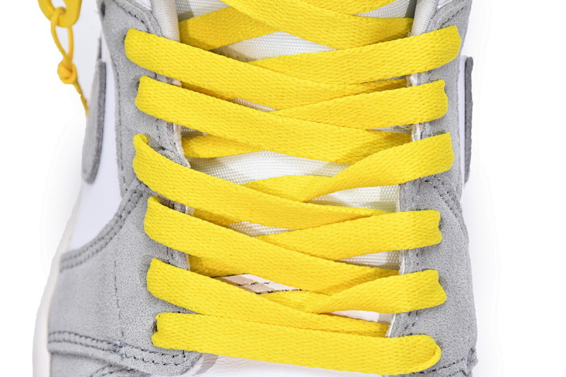 【CN5XH】烟灰 东莞版拉链款乔丹1代篮球鞋 CW6576-100 Air Jordan 1 High Switch Light Smoke Grey