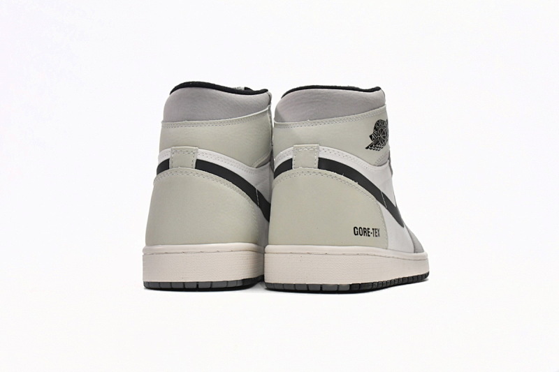 【BA7XH】灰白黑勾 东莞版乔丹1代复古篮球鞋 DB2889-100 Air Jordan 1 White Lime