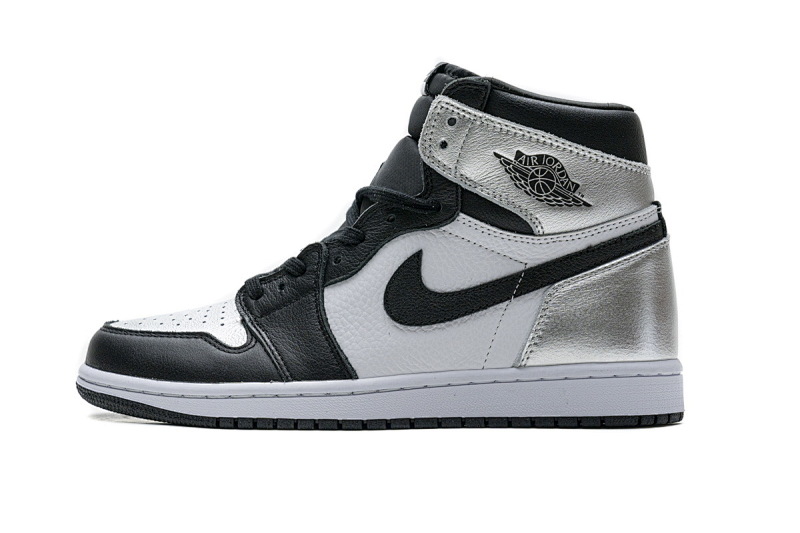 【BA7XH】黑银 东莞版乔丹1代篮球鞋 CD0461-001 Air Jordan 1 High “Silver Toe”