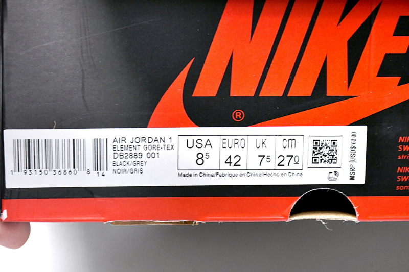 yupoo_332810_fbce0f4d.jpg 【BA7XH】黑灰防水 东莞版乔丹1代复古篮球鞋 DB2889-001 Air Jordan 1 Gray Hook