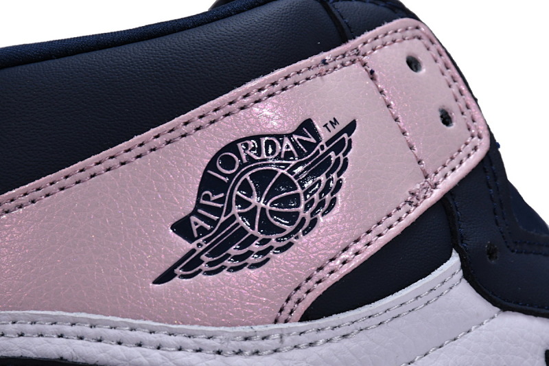 【BA7XH】黑粉漆皮 本地版乔丹1代篮球鞋 DD9335-641 Air Jordan 1 High OG Atmosphere