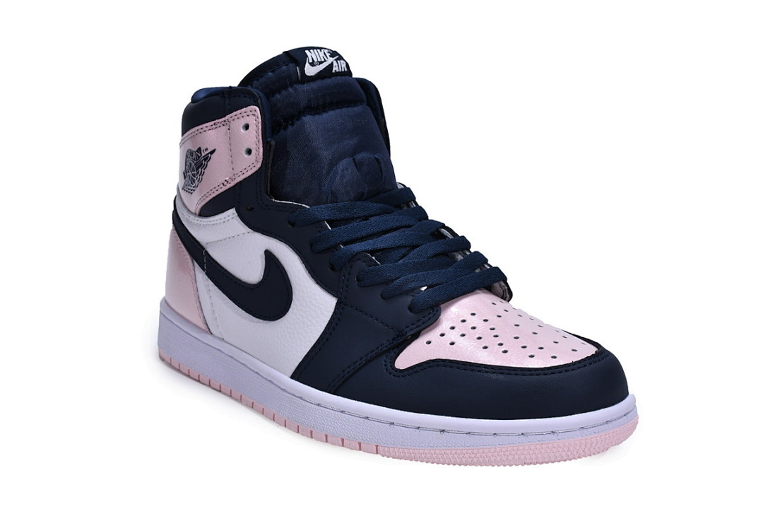 【BA7XH】黑粉漆皮 本地版乔丹1代篮球鞋 DD9335-641 Air Jordan 1 High OG Atmosphere