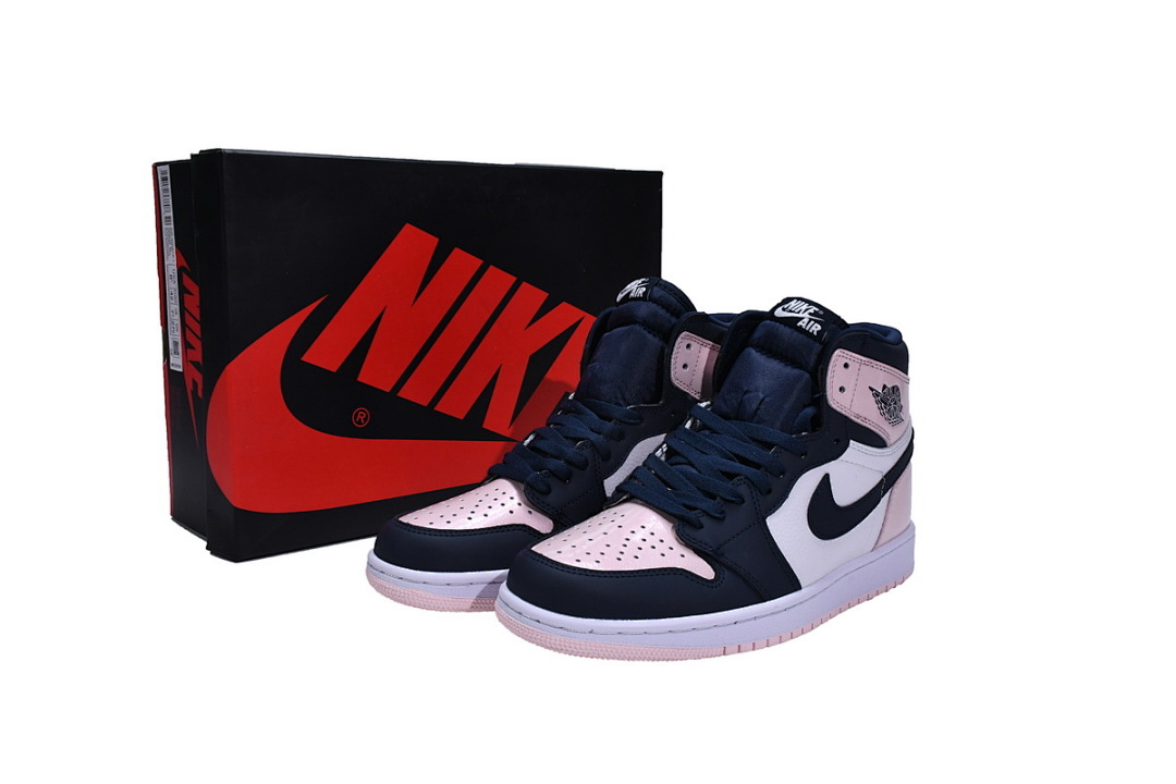 【BA7XH】黑粉漆皮 本地版乔丹1代篮球鞋 DD9335-641 Air Jordan 1 High OG Atmosphere