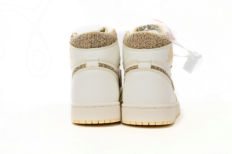【BA7XH】复古米白 东莞版乔丹1代篮球鞋 FD8631-100 Air Jordan 1 High OG “Vibrations of Naija”