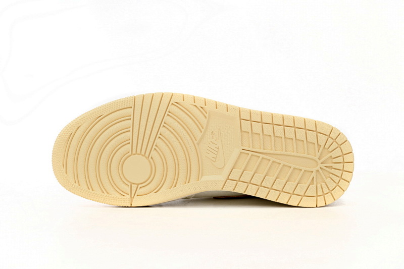 【BA7XH】复古米白 东莞版乔丹1代篮球鞋 FD8631-100 Air Jordan 1 High OG “Vibrations of Naija”