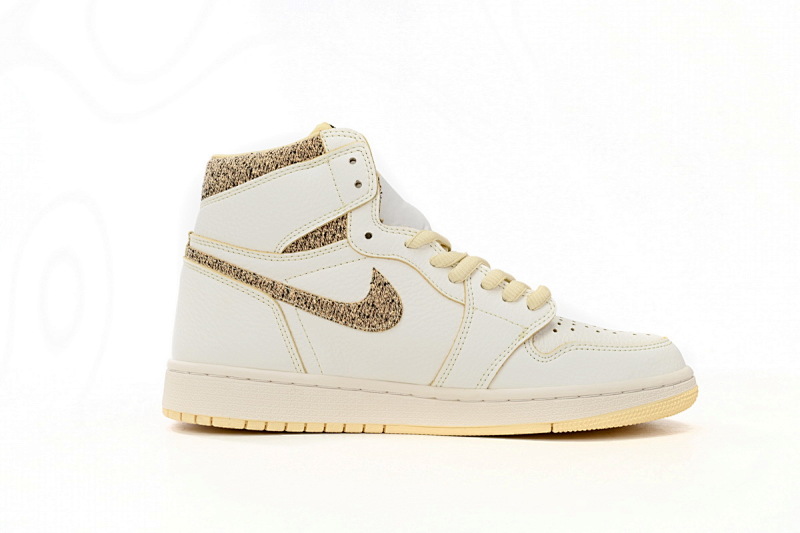 【BA7XH】复古米白 东莞版乔丹1代篮球鞋 FD8631-100 Air Jordan 1 High OG “Vibrations of Naija”