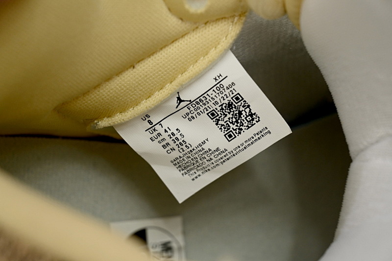 【BA7XH】复古米白 东莞版乔丹1代篮球鞋 FD8631-100 Air Jordan 1 High OG “Vibrations of Naija”