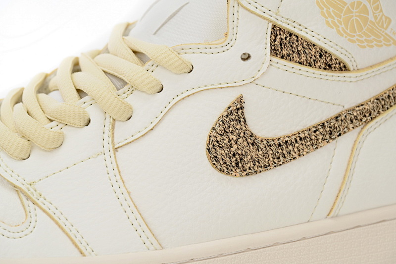 【BA7XH】复古米白 东莞版乔丹1代篮球鞋 FD8631-100 Air Jordan 1 High OG “Vibrations of Naija”