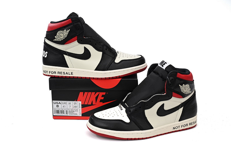 【CA1K6】禁止转卖 纯原版乔丹1代 Air Jordan 1 NRG OG High “NOT FOR RESALE”Varsity Red 861428-106