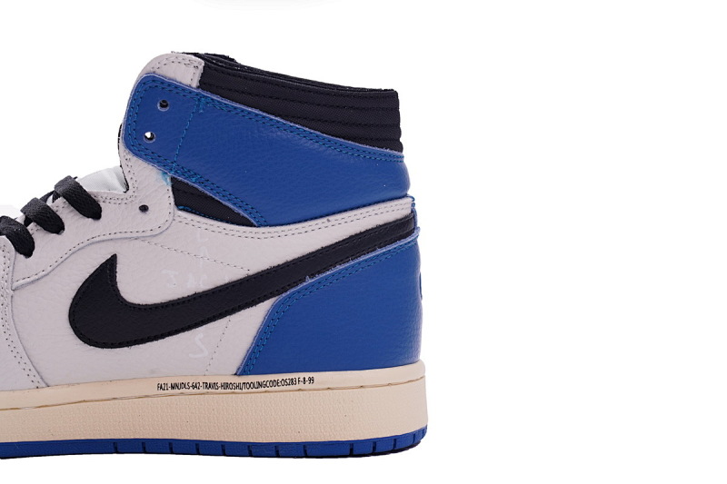 【DA0OG】蓝倒钩  OG版乔丹1代篮球鞋 DH3227-105 Fragment x Travis Scott x Air Jordan 1 High OG Military