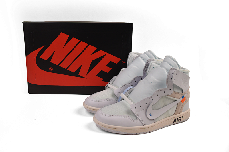 【DA0OG】白联名 Off White联名 OG版本乔丹一代 AQ0818-100 OFF WHITE X Air Jordan 1  White