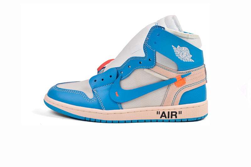 【DA0OG】蓝联名 Off White联名 OG版本乔丹一代 AQ0818-148 Off White x Air Jordan 1 “UNC”