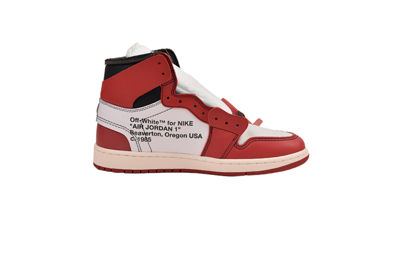 【DA0OG】红联名 Off White联名芝加哥 OG版本乔丹一代 AA3834-101 OFF-WHITE x Air Jordan 1 High OG 10X“Chicago”