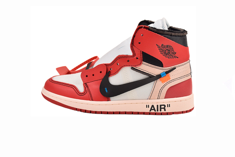 【DA0OG】红联名 Off White联名芝加哥 OG版本乔丹一代 AA3834-101 OFF-WHITE x Air Jordan 1 High OG 10X“Chicago”