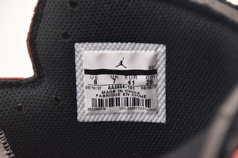 【DA0OG】红联名 Off White联名芝加哥 OG版本乔丹一代 AA3834-101 OFF-WHITE x Air Jordan 1 High OG 10X“Chicago”