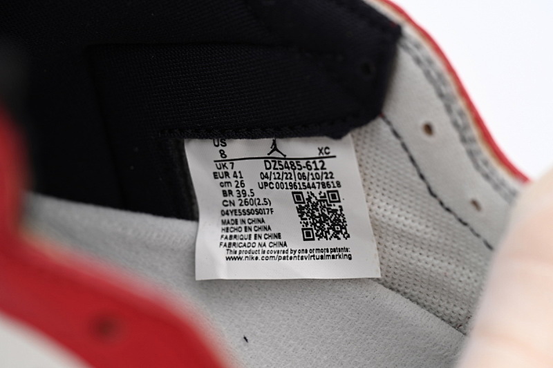 【DA7OG】新芝加哥 OG版乔丹1代篮球鞋 DZ5485-612 Air Jordan 1 High Chicago Reimagined