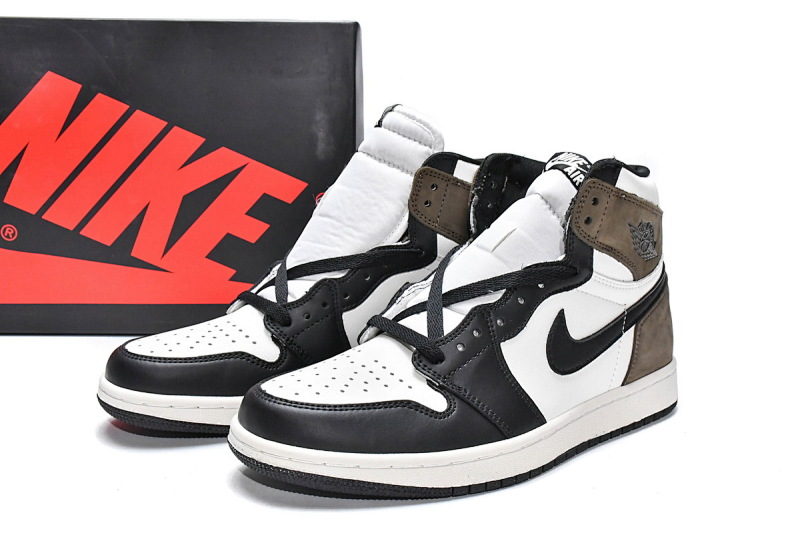 【BA7XH】摩卡倒钩 乔丹1代篮球鞋 555088-105 Air Jordan 1 Retro High OG Dark Mocha
