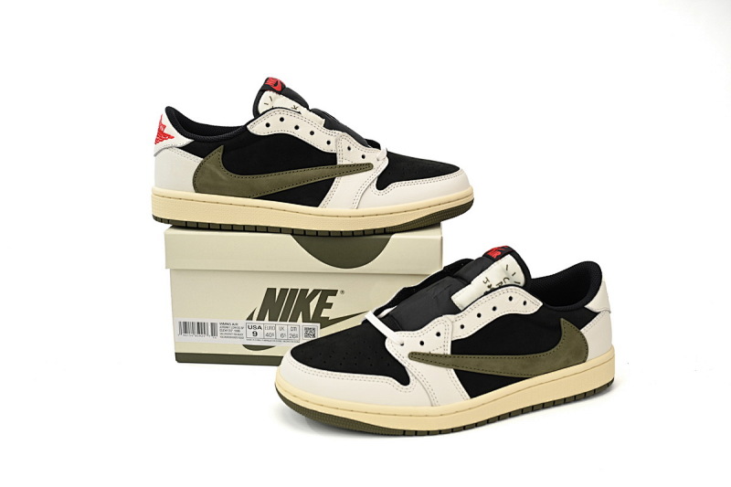 【CA1K6】倒勾4.0 纯原乔丹1代低帮 DZ4137-106 Air Jordan 1 Low OG WMNS “Olive”