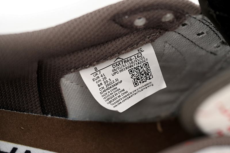 【CA1K6】低帮白棕 纯原乔丹1代低帮 DM7866-162 Travis Scott x Air Jordan 1 Low White Brown Barb
