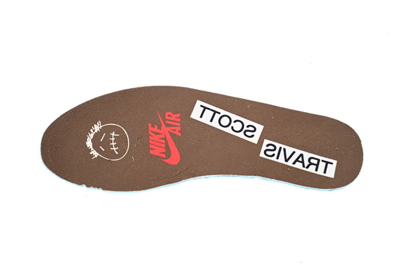 【CA1K6】低帮白棕 纯原乔丹1代低帮 DM7866-162 Travis Scott x Air Jordan 1 Low White Brown Barb