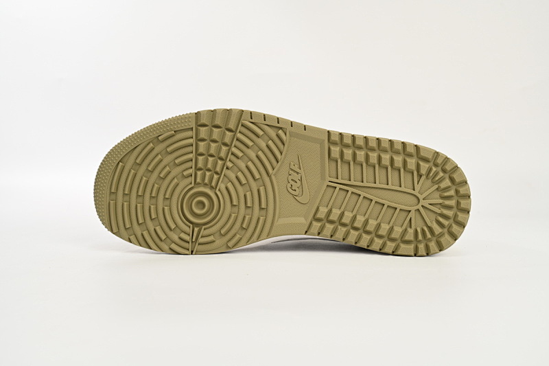 【CA1K6】棕白6.0 纯原版乔丹1代低帮 FZ3124-200 Air Jordan 1 Low Travis Scott x Air Jordan 1 Low Golf “Olive”