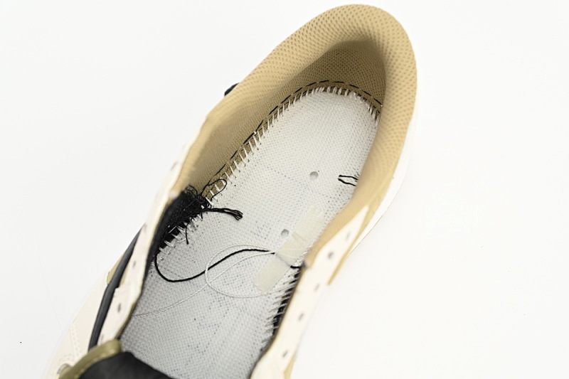 【CA1K6】棕白6.0 纯原版乔丹1代低帮 FZ3124-200 Air Jordan 1 Low Travis Scott x Air Jordan 1 Low Golf “Olive”