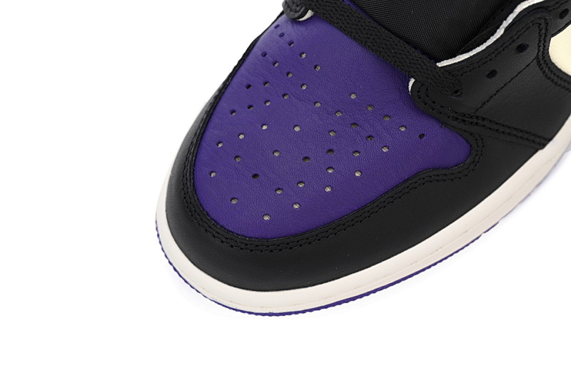 【CA1K6】黑紫 纯原版乔丹1代 篮球运动鞋 555088-501 Air Jordan 1 OG Hi Retro'Court Purple'