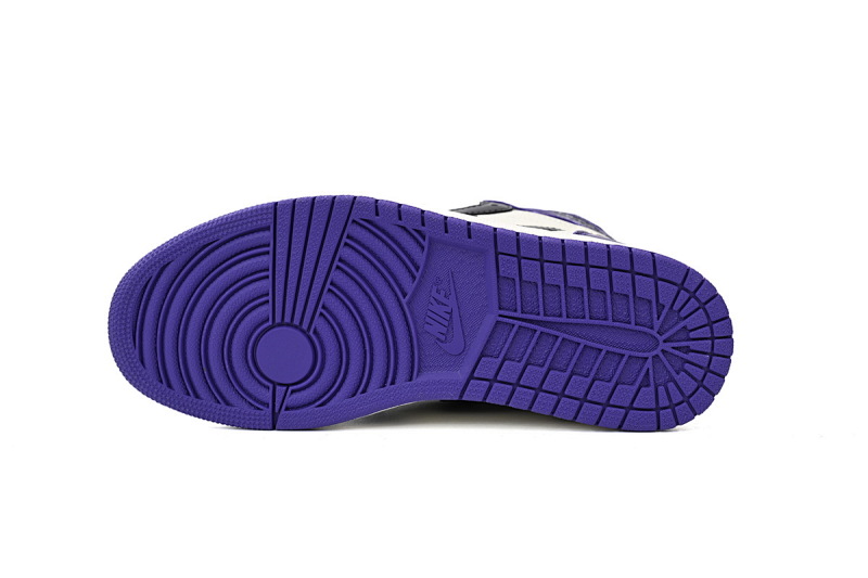 【CA1K6】黑紫 纯原版乔丹1代 篮球运动鞋 555088-501 Air Jordan 1 OG Hi Retro'Court Purple'