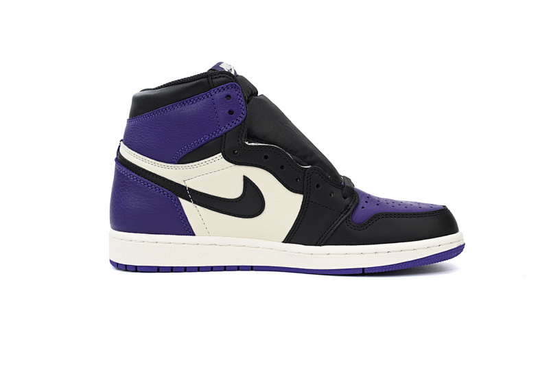 【CA1K6】黑紫 纯原版乔丹1代 篮球运动鞋 555088-501 Air Jordan 1 OG Hi Retro'Court Purple'
