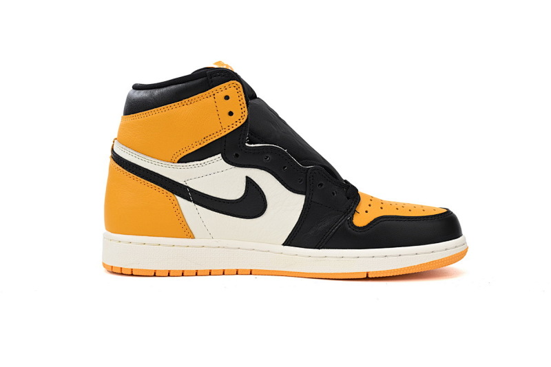 【CA1K6】黑黄脚趾 纯原版乔丹1代 篮球运动鞋 555088-711 Air Jordan 1 High OG Yellow Toe
