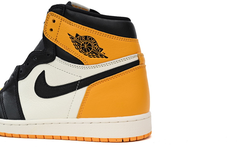 【CA1K6】黑黄脚趾 纯原版乔丹1代 篮球运动鞋 555088-711 Air Jordan 1 High OG Yellow Toe