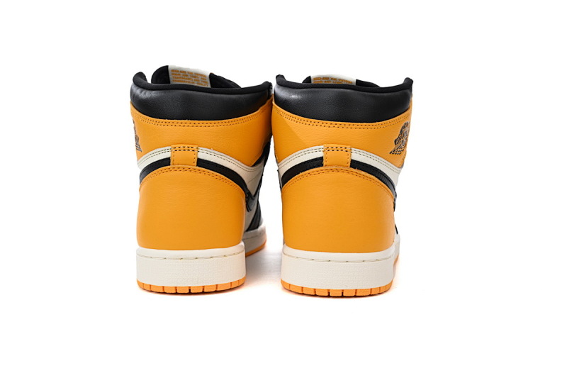 【CA1K6】黑黄脚趾 纯原版乔丹1代 篮球运动鞋 555088-711 Air Jordan 1 High OG Yellow Toe