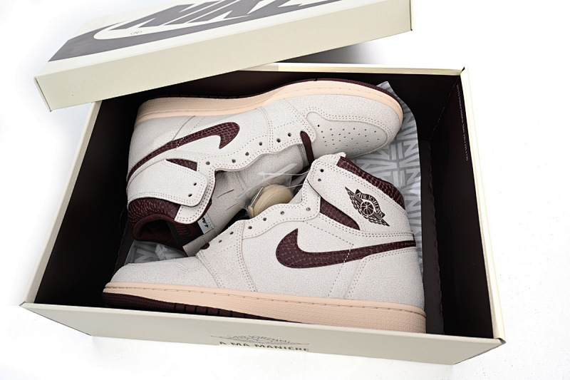 【CA1K6】龟裂紫 纯原版乔丹1代 篮球运动鞋 DO7097-100 Air Jordan 1 High OG Grey Brown Snake Pattern