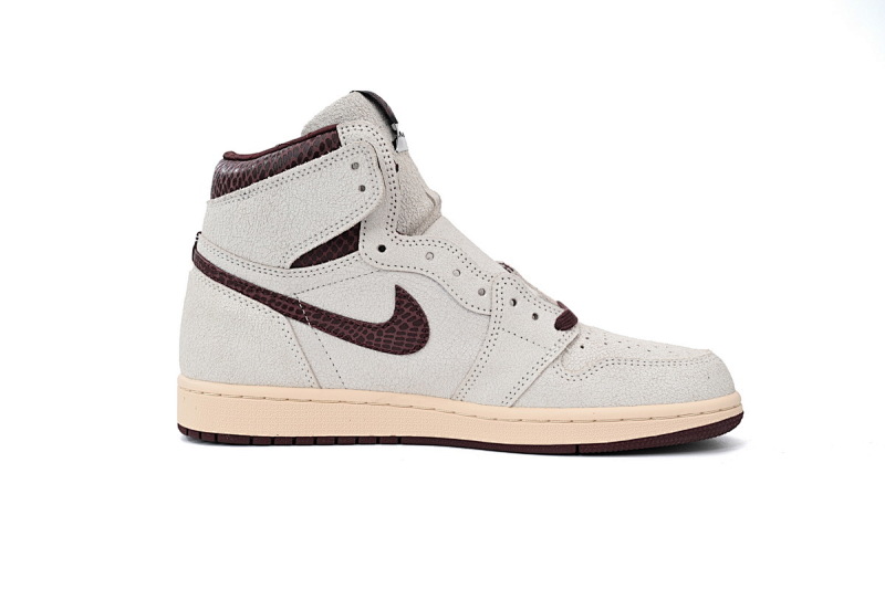 【CA1K6】龟裂紫 纯原版乔丹1代 篮球运动鞋 DO7097-100 Air Jordan 1 High OG Grey Brown Snake Pattern