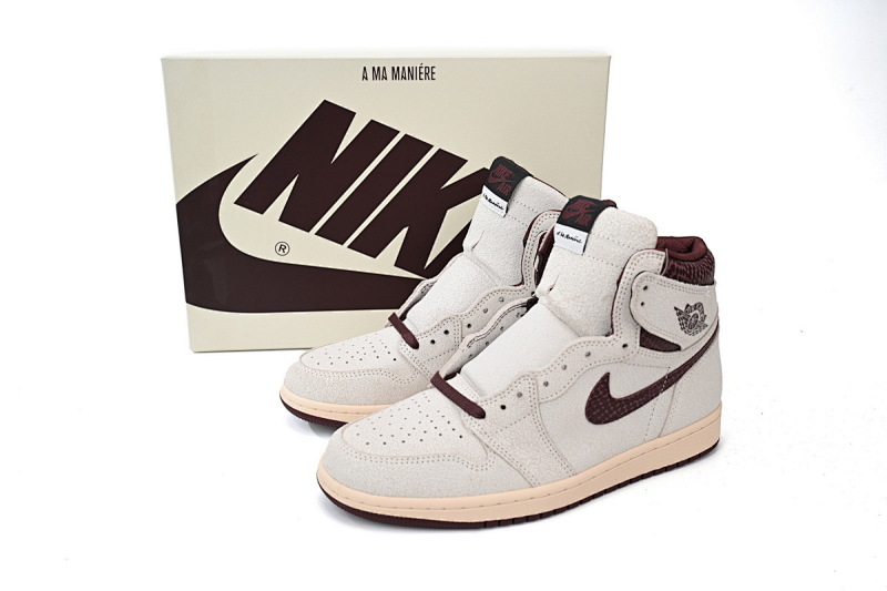 【CA1K6】龟裂紫 纯原版乔丹1代 篮球运动鞋 DO7097-100 Air Jordan 1 High OG Grey Brown Snake Pattern